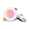 Gledopto GL-D-005P Zigbee Pro (Zigbee 3.0 + RF receiver) smart recessed LED downlight (1050 lumens. IP20), with white frame