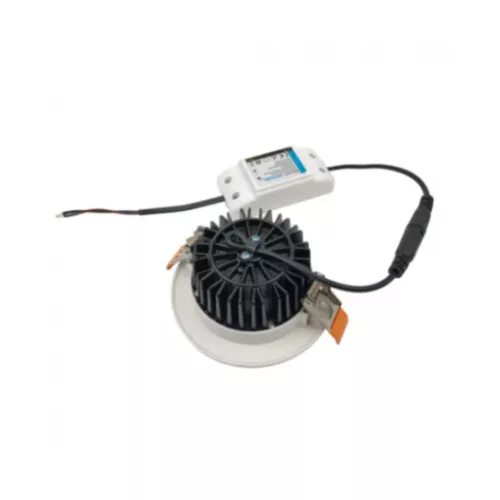 Gledopto GL-D-005P Zigbee Pro (Zigbee 3.0 + RF receiver) smart recessed LED downlight (1050 lumens. IP20), with white frame
