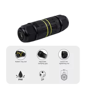 I-shape outdoor IP68 wire connector