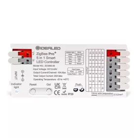   Gledopto GL-C-201P, Zigbee Pro 5-in-1 LED controller (Zigbee+RF) 12V-54V DC