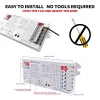 Gledopto GL-C-201P, Zigbee Pro 5-in-1 LED controller (Zigbee+RF) 12V-54V DC