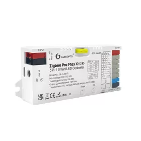   Gledopto Zigbee Pro Max –  5-in-1 LED controller, 15A, Zigbee, RF 2.4GHz (GL-C-601P)