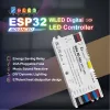 Gledopto Elite 2D-MU Advanced WLED Controller  – Two-channel RGBIC LED controller with microphone, USB‑C, ESP32, Wi‑Fi (GL-C-615WL)