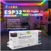 Gledopto Elite 2D-MU Advanced WLED Controller  – Two-channel RGBIC LED controller with microphone, USB‑C, ESP32, Wi‑Fi (GL-C-615WL)