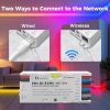 Gledopto Elite 2D-EXMU Advanced WLED Controller  – Two-channel RGBIC LED controller with microphone, USB‑C, ESP32, Wi‑Fi, Ethernet (GL-C-616WL)