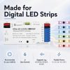 Gledopto Elite 6D-EXMU Advanced WLED Controller – Six-channel RGBIC LED controller with microphone, USB-C, ESP32, Wi-Fi, Ethernet (GL-C-619WL)