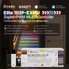 Gledopto Elite 1D2P-EXMU Digital + PWM WLED Controller – Four-channel RGBIC LED controller with microphone, USB‑C, ESP32, Wi‑Fi, Ethernet (GL-C-620WL)