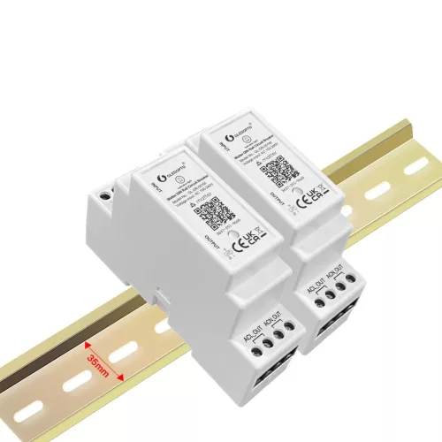Matter DIN Rail Circuit Breaker – Single-circuit smart DIN-rail relay module, 16A, Wi‑Fi, Matter (GL-DR-001M)