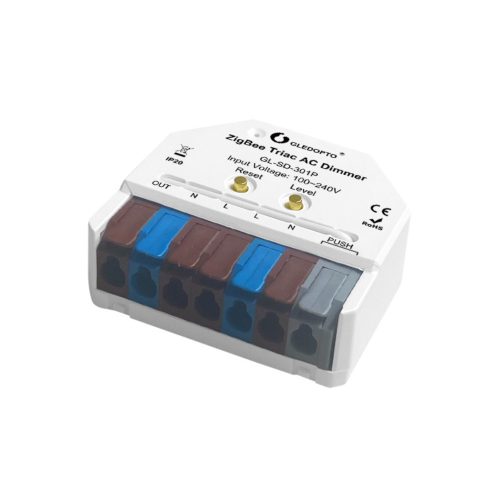 Gledopto GL-SD-301P ultra mini AC Dimmer modul, Zigbee Pro (Zigbee 3.0 + RF receiver)