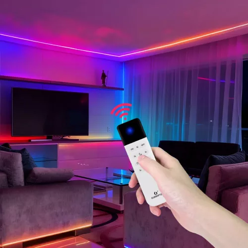Gledopto WLED 12Key Remote Control  – Remote control for WLED lamps and controllers, Wi-Fi, white (GL-RC-002WL)