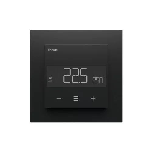 HeatIt Z-TRM6 Thermostat Z-Wave 800 series (matt black)