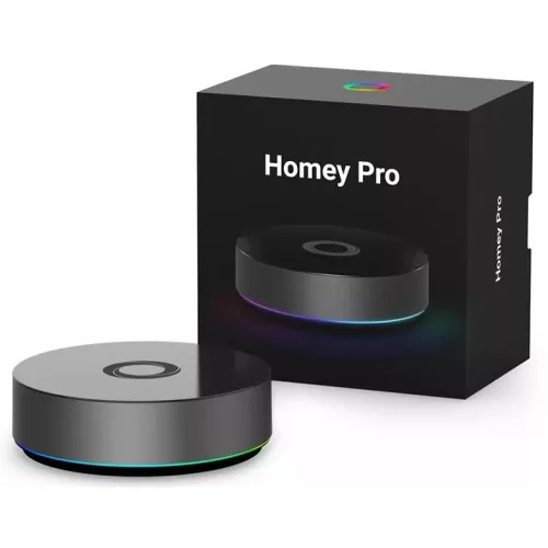 Homey Pro (2026) – professional local smart home hub, Wi-Fi, Zigbee, Z-Wave, Thread, Matter, RF433, IR  + Ethernet adapter (soft bundle)