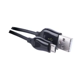 MicroUSB power cable / data cable (1 meter) - black