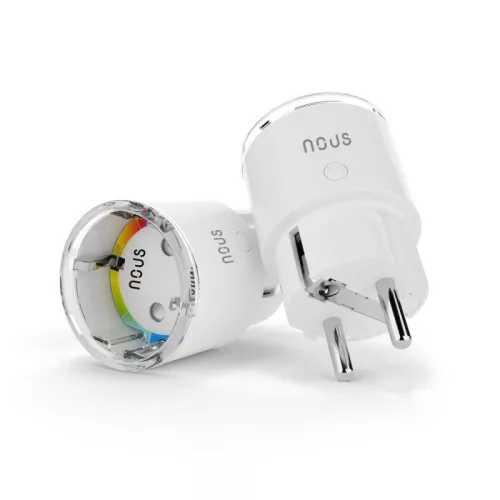 Nous A1T WiFi smart plug with power meter, factory installed Tasmota firmware and MQTT support (16A/3680W)