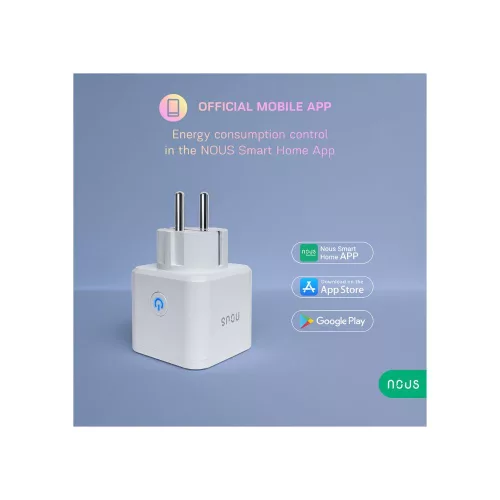 Nous A7 Tuya Wi-Fi smart plug (16A)