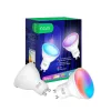 Nous P8 smart Tuya Wi-Fi RGB bulb (GU10 socket), Matter compatible, 2 pack