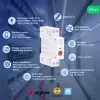 Nous D3Z - DIN-compatile smart Tuya Zigbee relay module, 25A