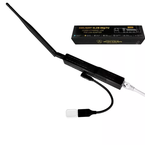 SMLIGHT SLZB-06P7U –  Zigbee, Ethernet, PoE, USB, Wi-Fi adapter (CC2652P7)