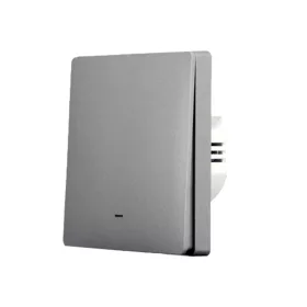   SmartWise B61 UNI Wi-Fi + eWeLink-Remote, 1-gang smart wall switch, universial wiring, physical push-button, grey 