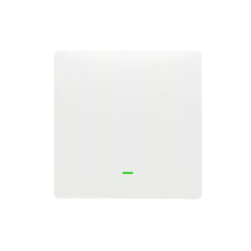 SmartWise B61 UNI Wi-Fi + eWeLink-Remote, 1-gang smart wall switch, universial wiring, physical push-button, white 