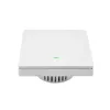 SmartWise B61 UNI Zigbee 3.0 + RF, 1-gang smart wall switch, universial wiring, physical push-button, white 