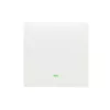 SmartWise B61 UNI Zigbee 3.0 + RF, 1-gang smart wall switch, universial wiring, physical push-button, white 