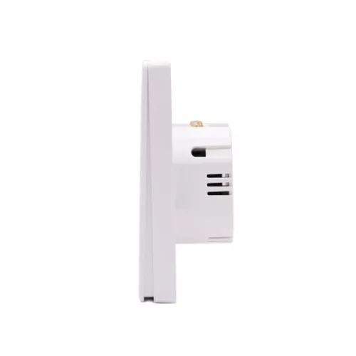 SmartWise B62 UNI Wi-Fi + eWeLink-Remote, 2-gang smart wall switch, universial wiring, physical push-button, white 