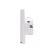 SmartWise B62 UNI Zigbee 3.0 + RF, 2-gang smart wall switch, universial wiring, physical push-button, white 