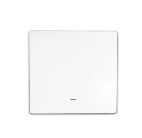 SmartWise BEREM1 Bluetooth (eWeLink-Remote) wireless switch with 1 button, white push button front panel