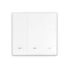 SmartWise BEREM3 Bluetooth (eWeLink-Remote) wireless switch with 3 button, white push button front panel