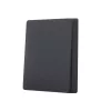 SmartWise BRFB1, a 1-button wireless RF wall switch, with black front panel
