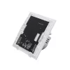 SmartWise B61 UNI Zigbee 3.0 + RF, 1-gang smart wall switch with universal wiring and physical push-button, WITHOUT FRONT PANEL