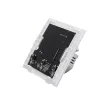 SmartWise B63 UNI Zigbee 3.0 + RF, 3-gang smart wall switch with universal wiring and physical push-button, WITHOUT FRONT PANEL