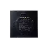 SmartWise roller shutter / shader / curtain smart switch, eWeLink compatible, with black touch glass front panel