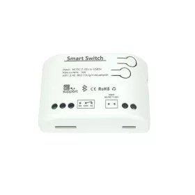   SmartWise 5V-32V Wi-Fi + Bluetooth 1-gang smart relay switch, NO/NC, dry contact, momentary switch, eWeLink compatible