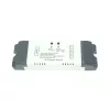 SmartWise 5V-32V Wi-Fi + Bluetooth 2-gang smart relay switch, NO/NC, dry contact, momentary, interlock, eWeLink compatible