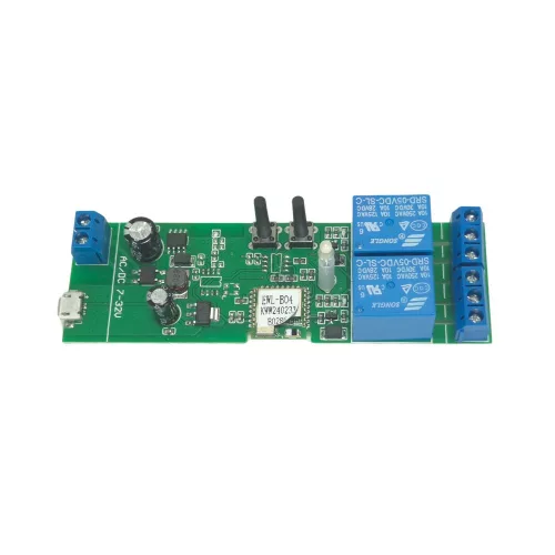 SmartWise 5V-32V Wi-Fi + Bluetooth 2-gang smart relay switch, NO/NC, dry contact, momentary, interlock, eWeLink compatible