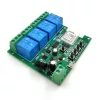 SmartWise 5V-32V 4-gang smart relay switch, with dry contact and momentary switch, Zigbee + RF