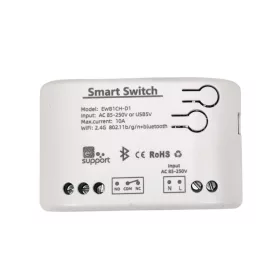   SmartWise 85V-250V AC Wi-Fi + eWeLink-Remote 1-gang smart relay switch, NO/NC, dry contact, momentary switch