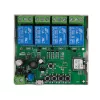 SmartWise 85V-250V AC Wi-Fi + eWeLink-Remote 4-gang smart relay switch, NO/NC, dry contact, momentary switch