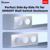 SONOFF EF2G Wall Switch Frame - 2 Gang for ERBS, E1GS and E1GSL switches