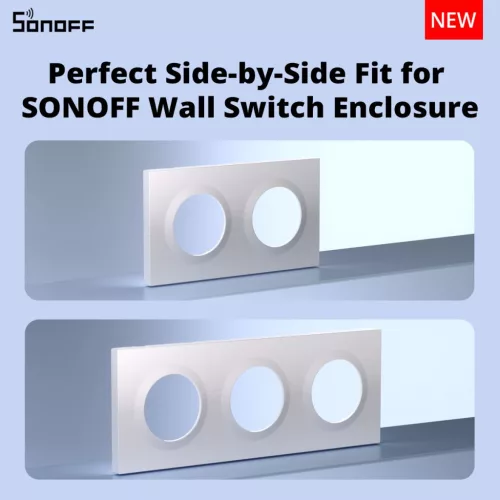 SONOFF EF2G Wall Switch Frame - 2 Gang for ERBS, E1GS and E1GSL switches