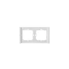 Sonoff 2 gang switch frame for M5-80 (SwitchMan) smart wall switches, white