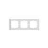 Sonoff 3 gang switch frame for M5-80 (SwitchMan) smart wall switches, white