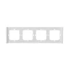 Sonoff 4 gang switch frame for M5-80 (SwitchMan) smart wall switches, white