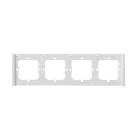   Sonoff 4 gang switch frame for M5-80 (SwitchMan) smart wall switches, white