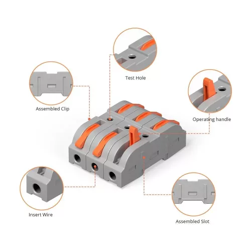 Sonoff D1-1 Inline Wire Splicing Connector set (34 pcs)