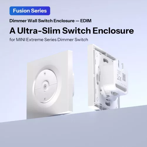 SONOFF Fusion EDIM – Dimmer wall switch, for Sonoff MINI-DIM / MINI-ZBDIM modules