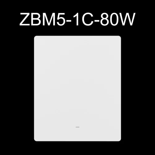 SONOFF SwitchMan M5 Zigbee smart wall switch, 1-gang, modular version, white (ZBM5-1C-80W)