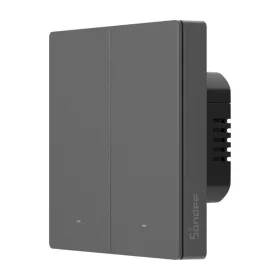   SONOFF SwitchMan M5 Wi-Fi / Matter smart wall switch, 2-gang, standalone version, (new) gray (M5-2C-86M)